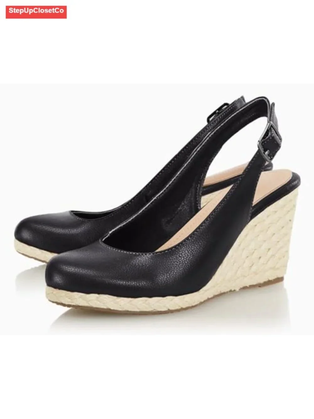 Platform Wedges Sandals Espadrilles Closed Toe Slingback Pumps Ankle Buckle